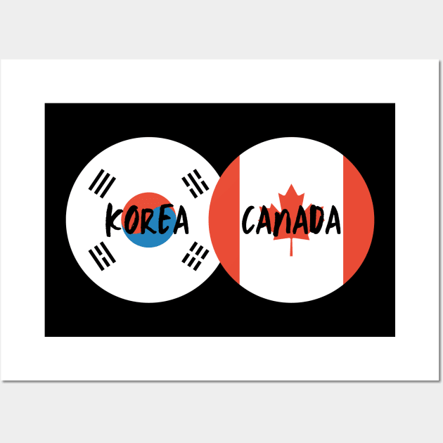 Korean Canadian - Korea, Canada Wall Art by The Korean Rage